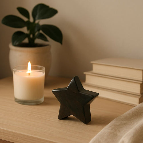 Blood Stone Star Decor | Strength & Focus