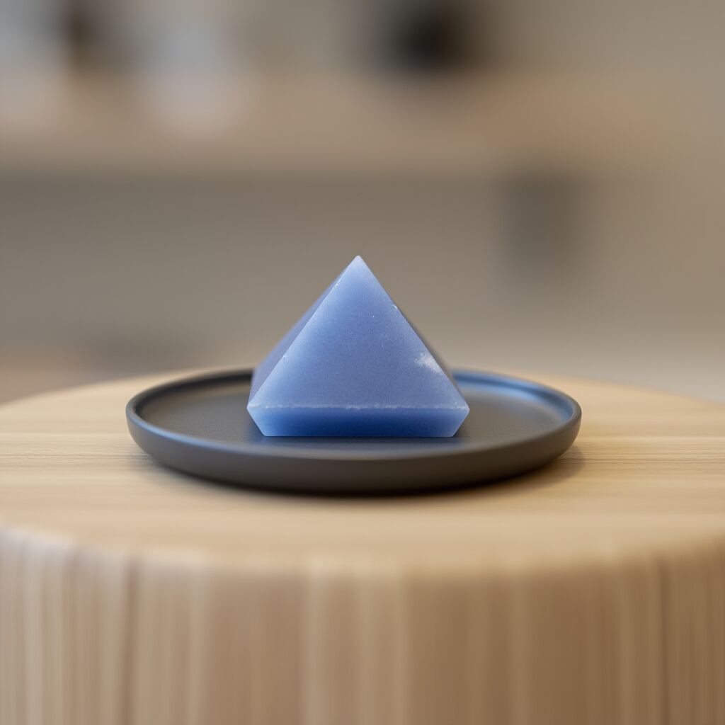 Blue Opal Pyramid | Calm & Focus Decor