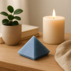 Blue Opal Pyramid | Calm & Focus Decor