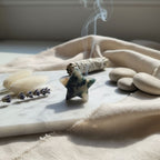 Moss Agate Star Decor | Balance & Growth