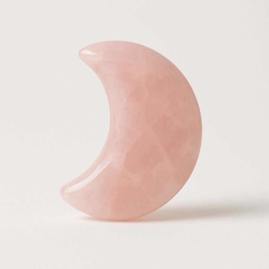 Rose Quartz Moon Decor | Calm & Self Love