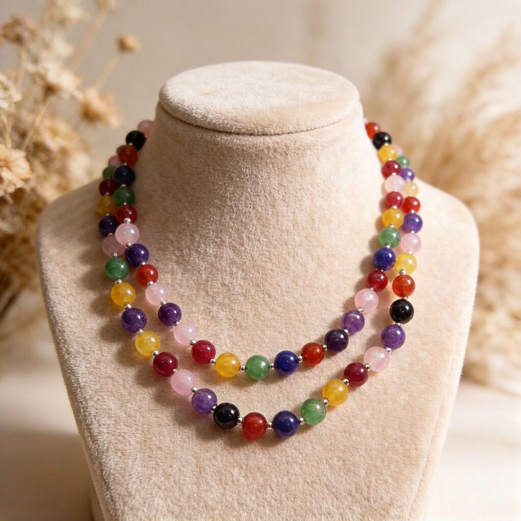 Multi Gemstone Necklace | Color & Balance