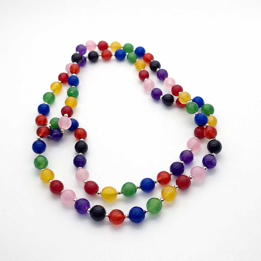 Multi Gemstone Necklace | Color & Balance