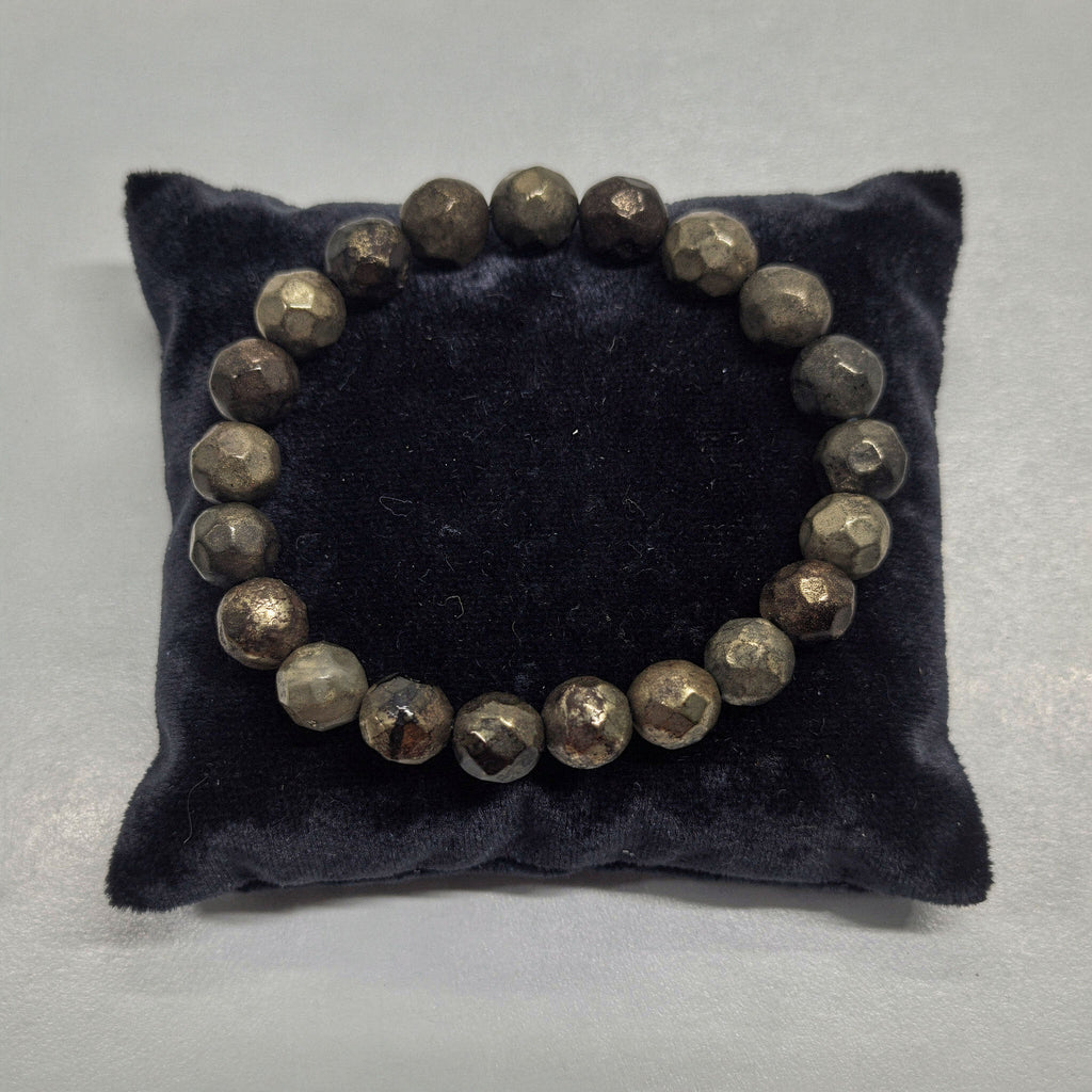 Faceted Pyrite Bracelet | Focus & Drive Energy