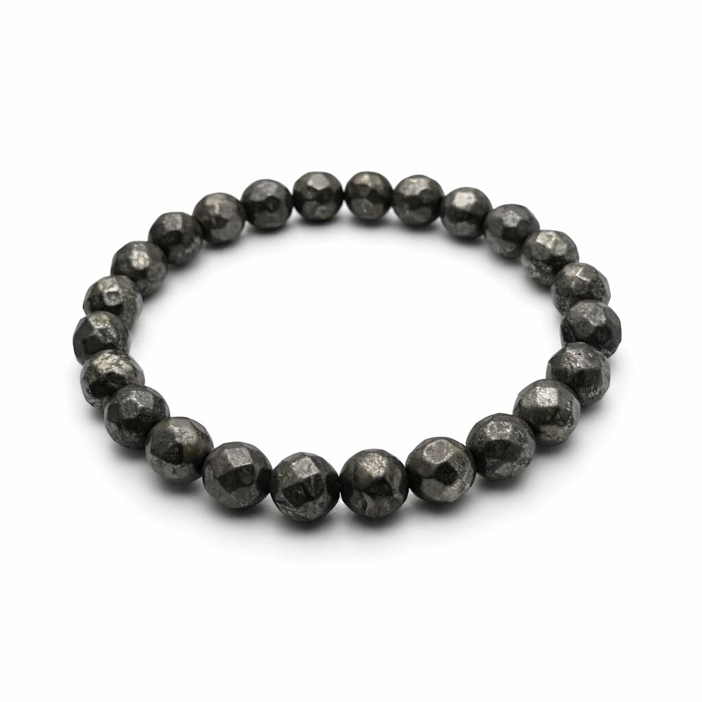Faceted Pyrite Bracelet | Focus & Drive Energy