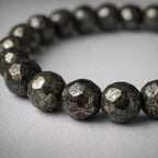 Faceted Pyrite Bracelet | Focus & Drive Energy
