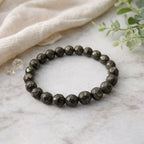 Faceted Pyrite Bracelet | Focus & Drive Energy