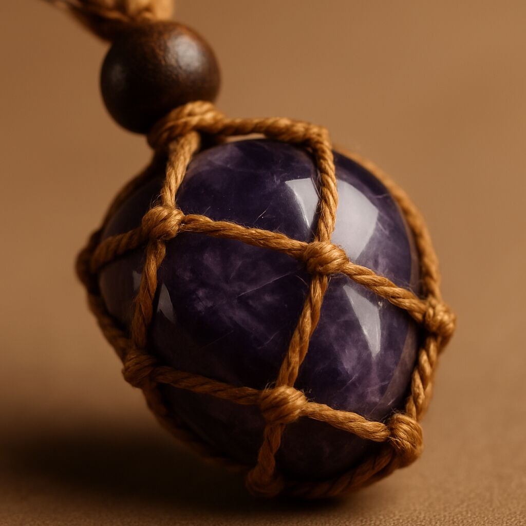 Amethyst Nugget Necklace | Calm & Boho Style