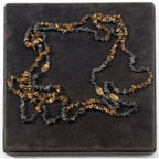 Spinel & Tiger Eye Necklace | Bold Layered Style