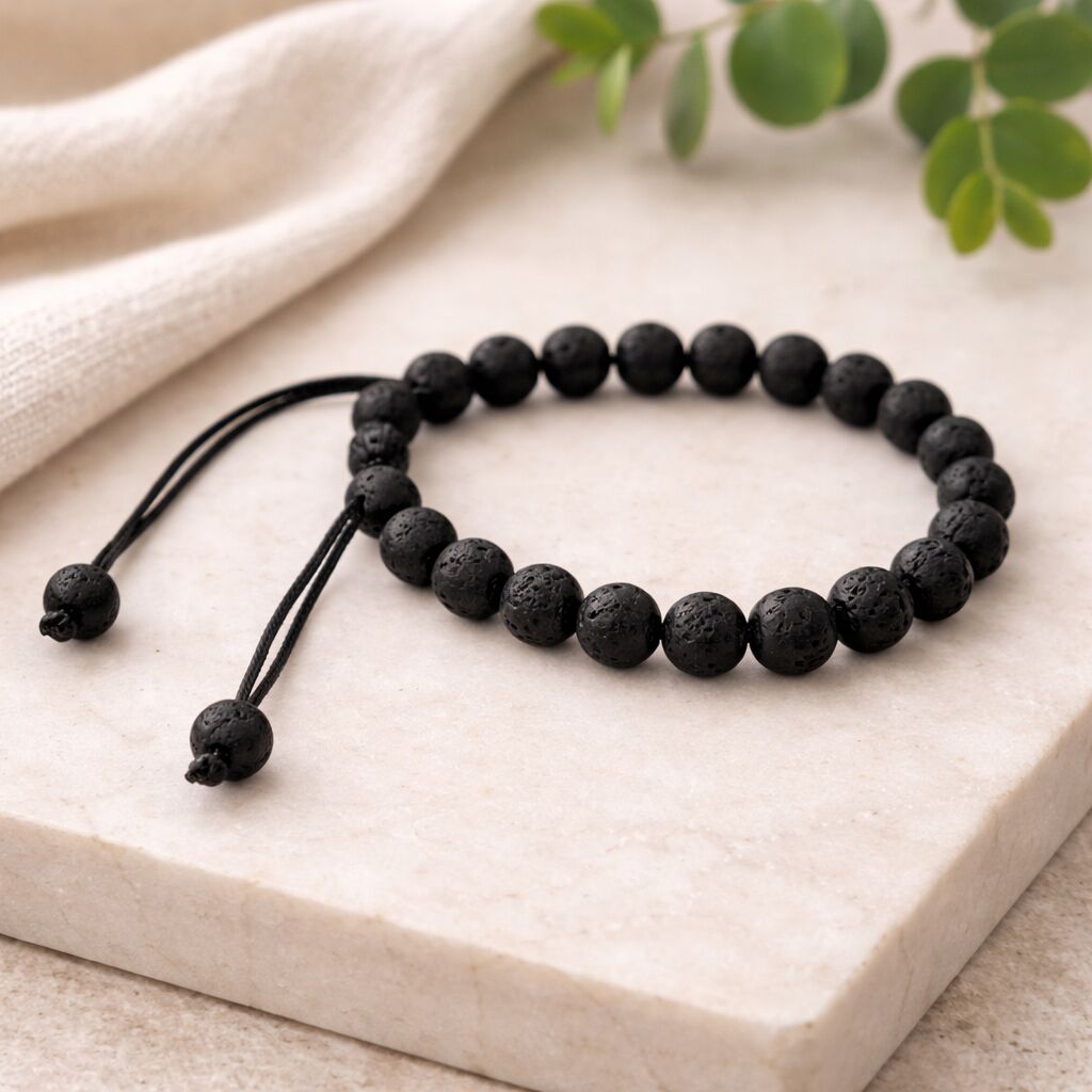 Black Lava Bracelet | Grounding & Strength Main image