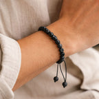 Black Lava Bracelet | Grounding & Strength