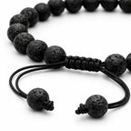 Black Lava Bracelet | Grounding & Strength