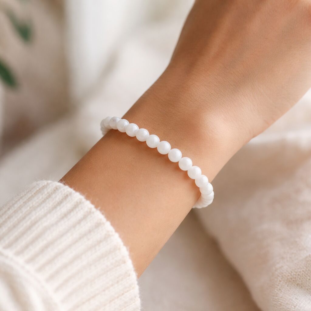 Rainbow Moonstone Bracelet | Intuition & Radiance Secondary image