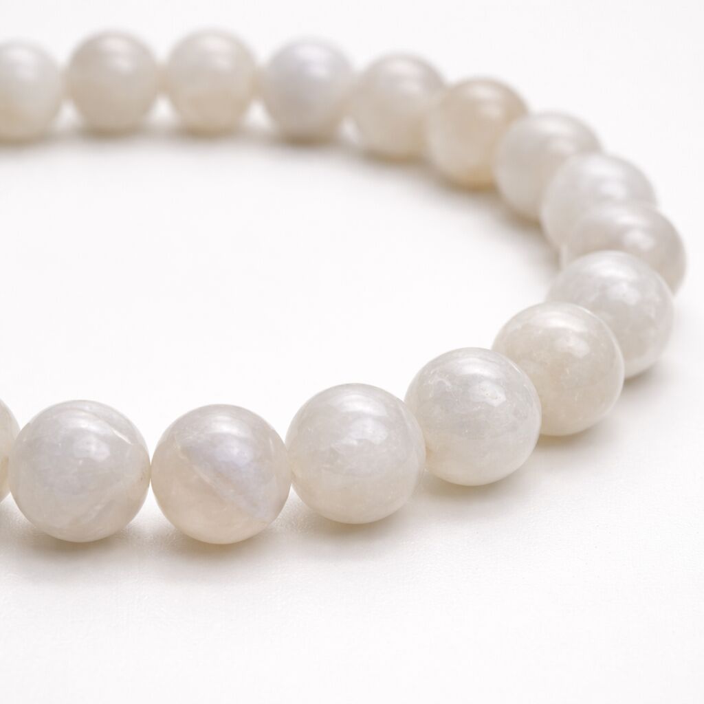 Rainbow Moonstone Bracelet | Intuition & Radiance