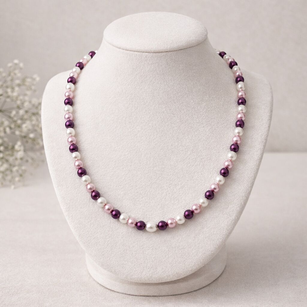 Multi Color Pearl Necklace | Joy & Confidence