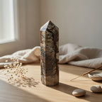 Chocolate Jasper Point | Grounding & Focus