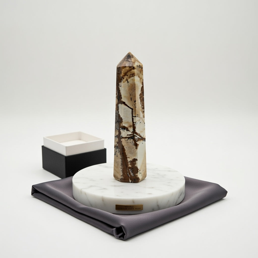 Chocolate Jasper Point | Grounding & Focus
