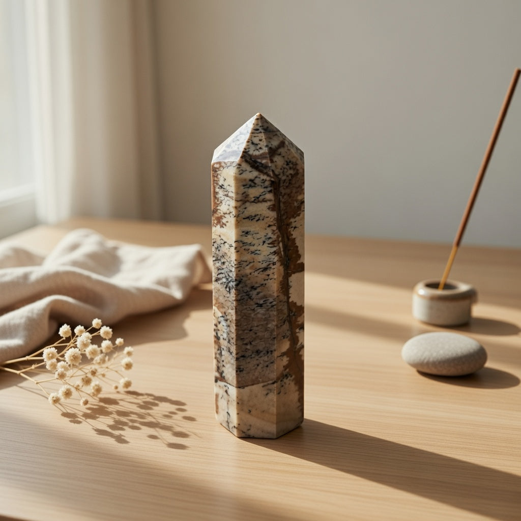 Chocolate Jasper Point | Grounding & Focus Main image