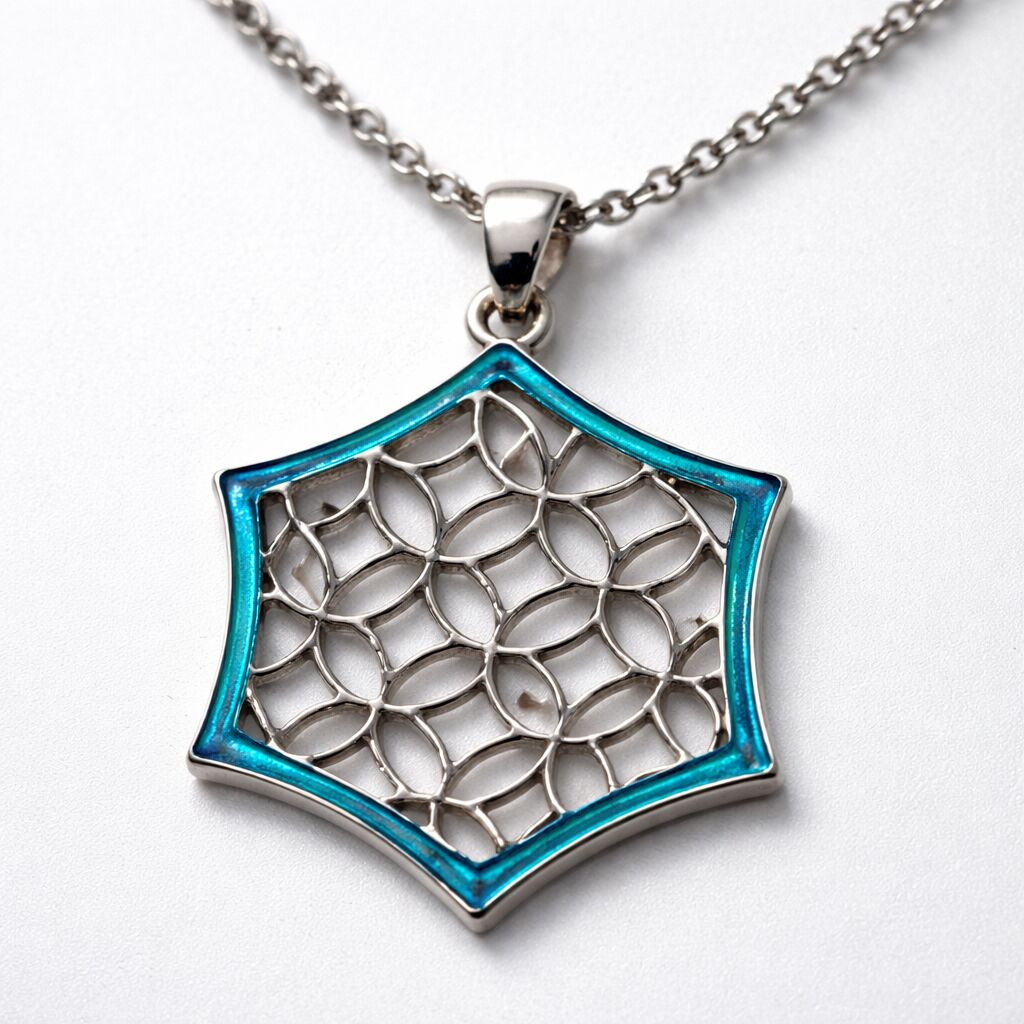 Enamel Pendant Necklace | Minimal & Everyday Style