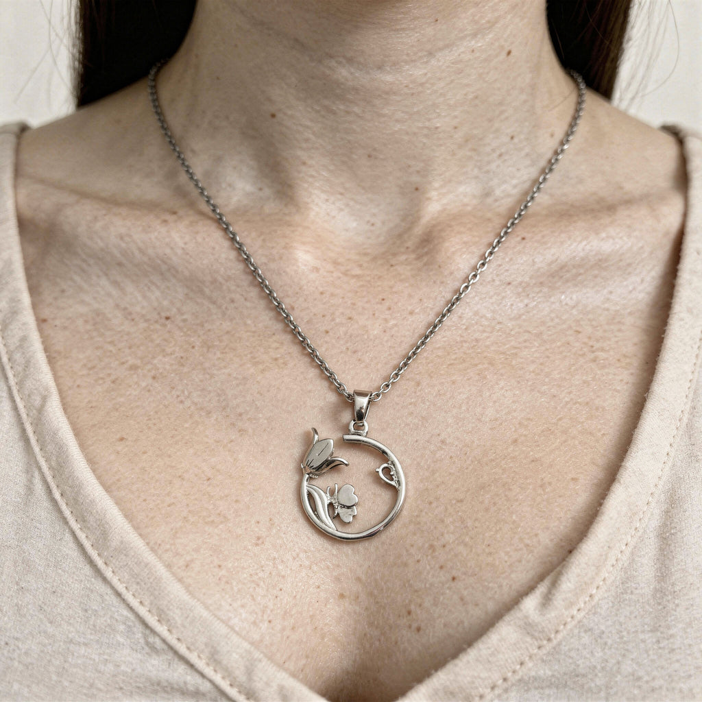 Rose Flower Pendant | Timeless Elegance