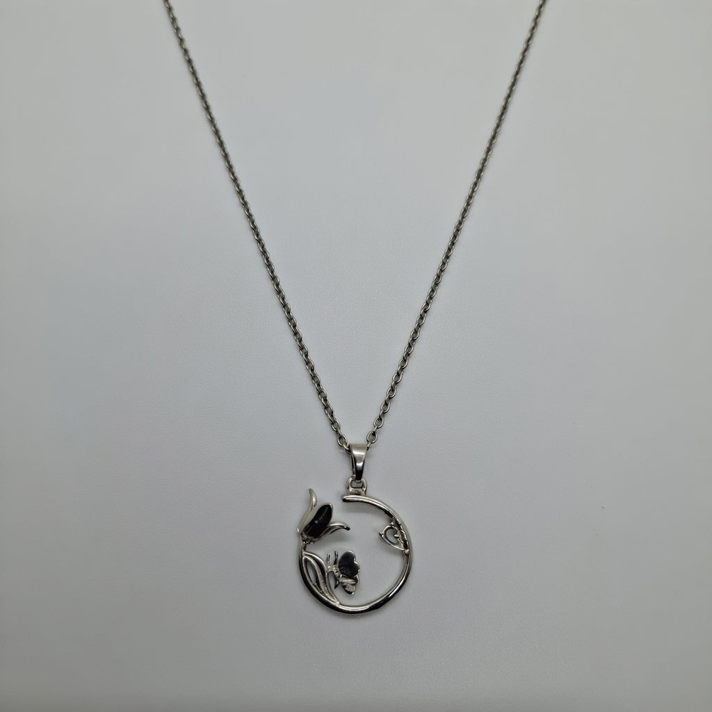 Rose Flower Pendant | Timeless Elegance