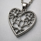 Heart Flower Pendant | Love & Connection