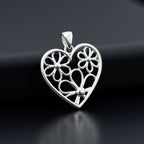 Heart Flower Pendant | Love & Connection