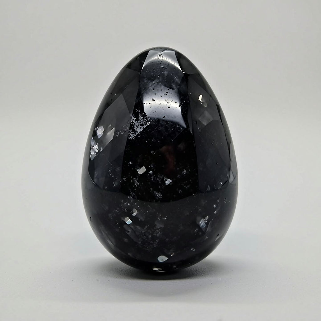 Black Agate Egg | Stability & Grounding Decor