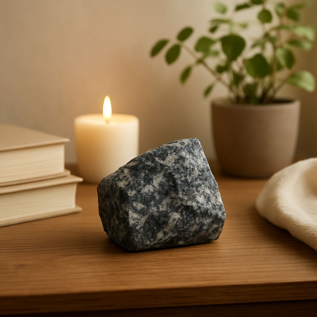 Black Jasper Rough | Raw Grounding Decor Secondary image