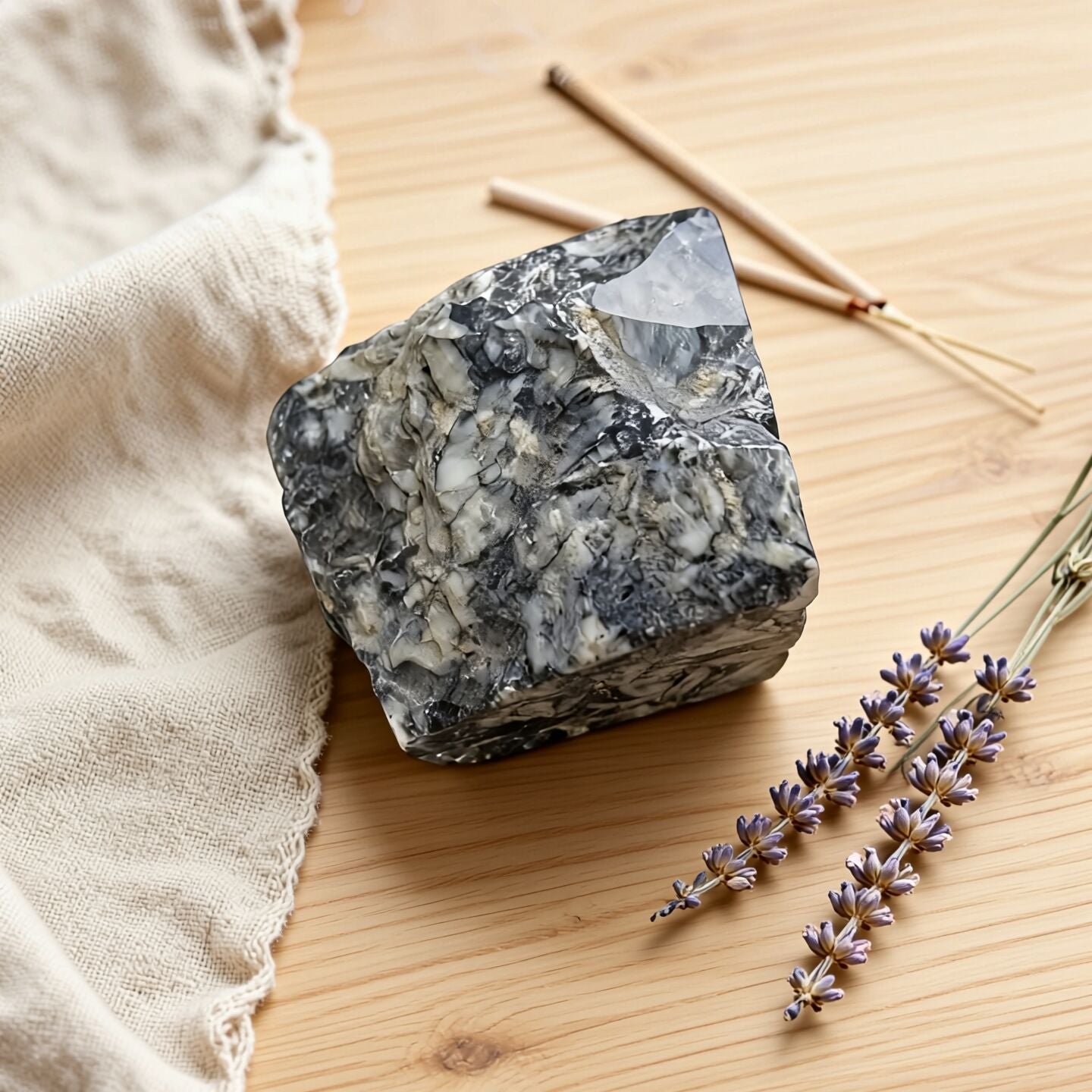 Black Jasper Rough | Raw Grounding Decor