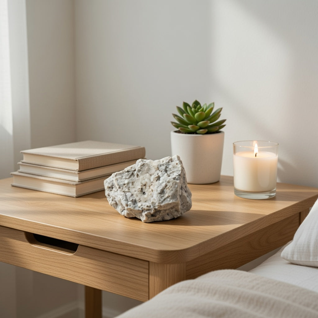 White Howlite Rough Specimen Main image