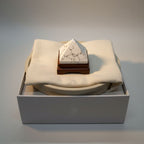 White Howlite Pyramid | Calm & Focus