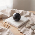 Black Tourmaline Sphere | Grounding & Protection