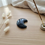 Moss Agate Moon | Growth & Balance Decor