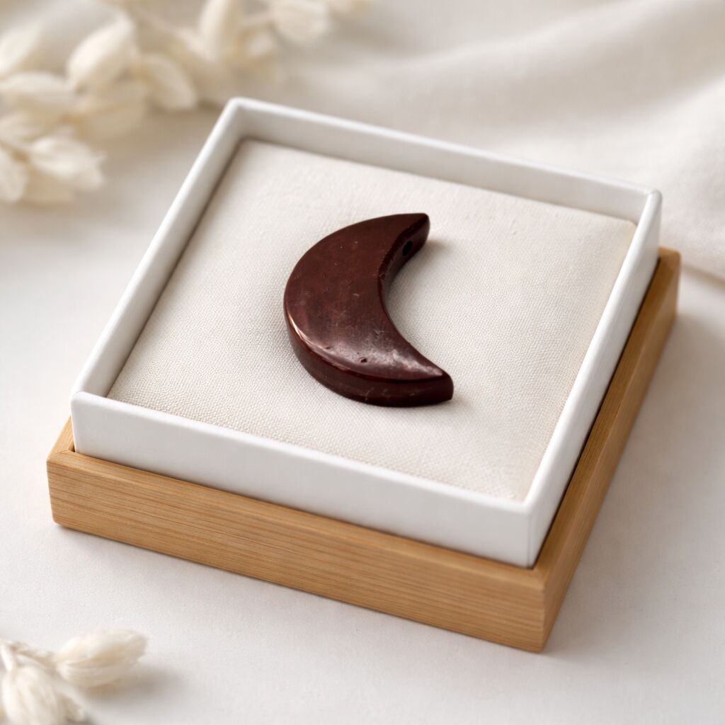 Red Jasper Moon | Grounding & Strength Decor