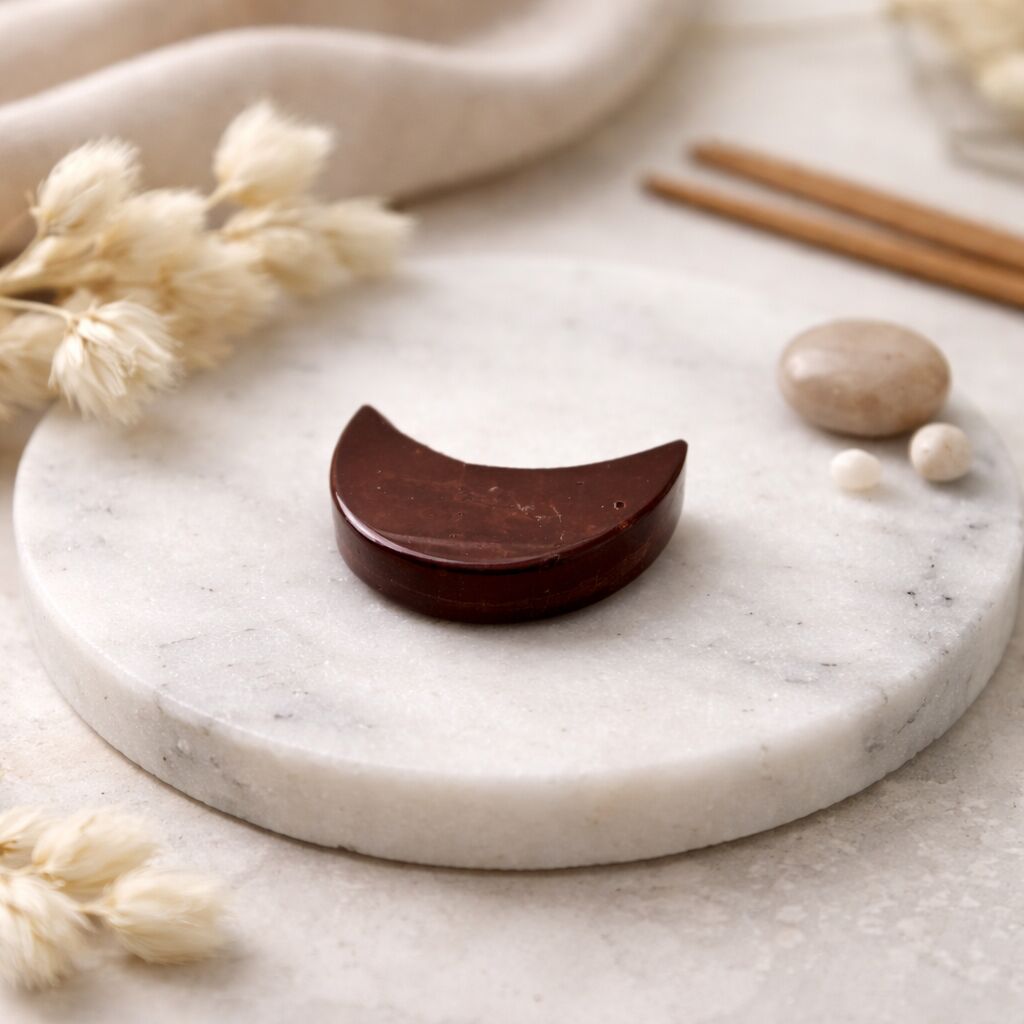 Red Jasper Moon | Grounding & Strength Decor