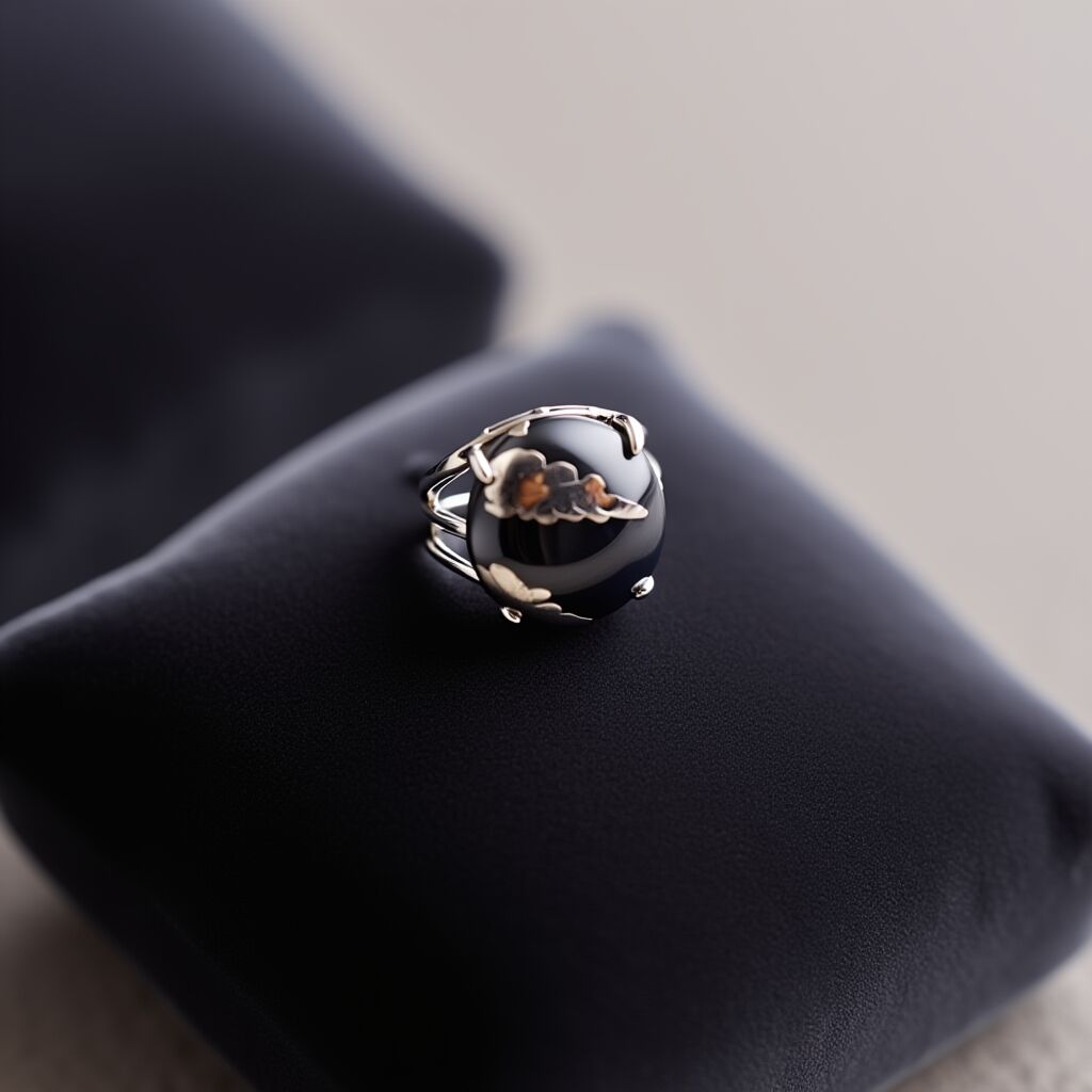 Hematite Ring | Minimal Grounding Style