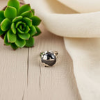 Hematite Ring | Minimal Grounding Style