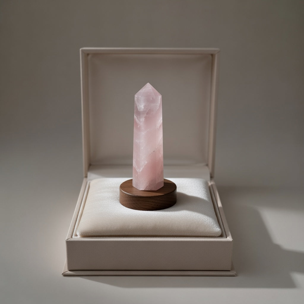 Rose Quartz Pointer | Self-Love & Intention