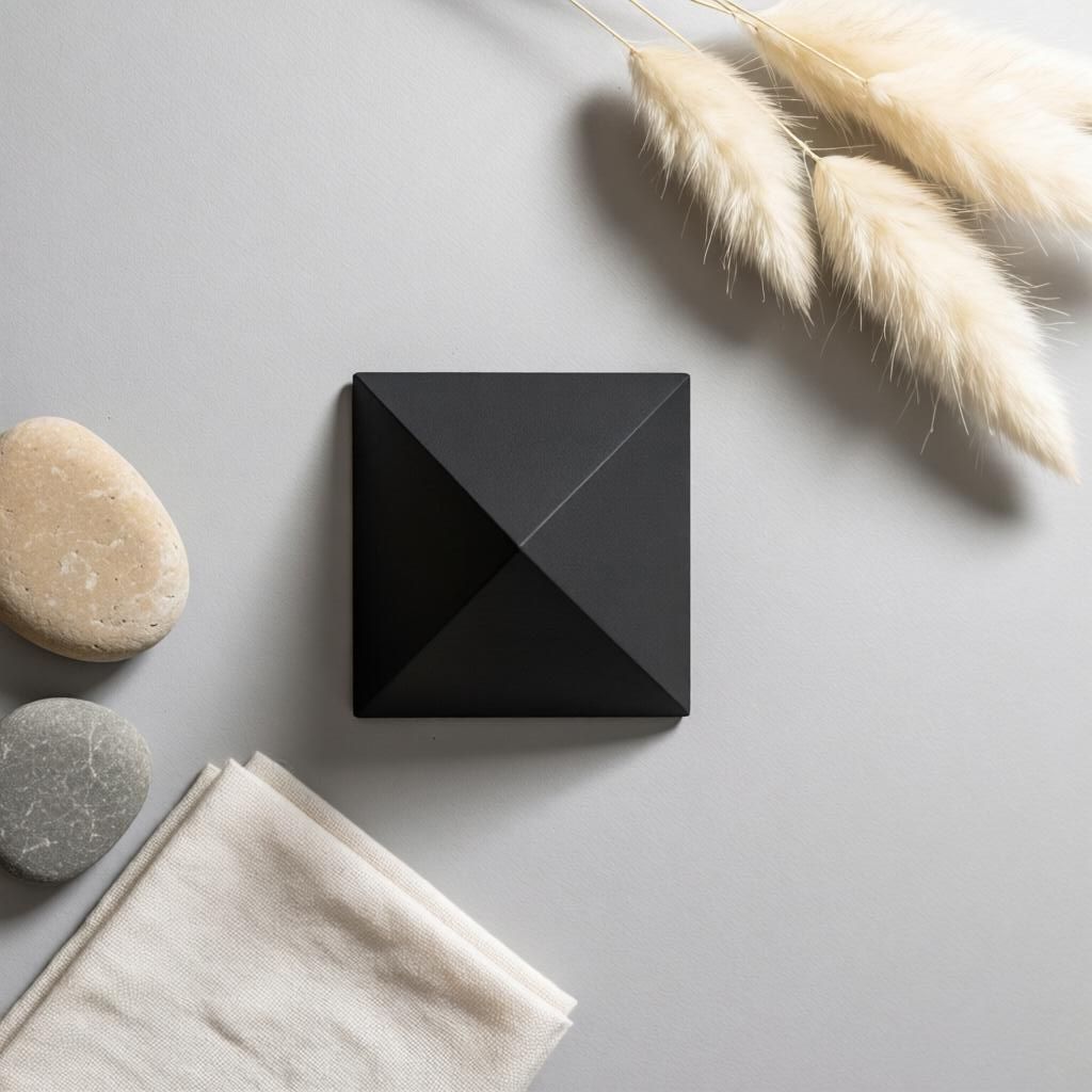 Black Obsidian Pyramid | Focus & Protection