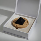 Black Obsidian Pyramid | Focus & Protection
