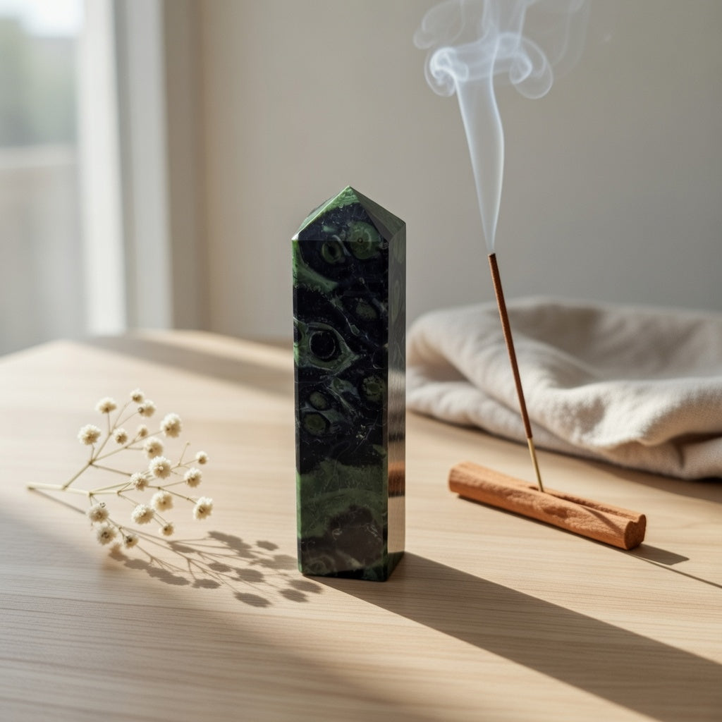 Kambaba Jasper Pointer | Grounding & Focus