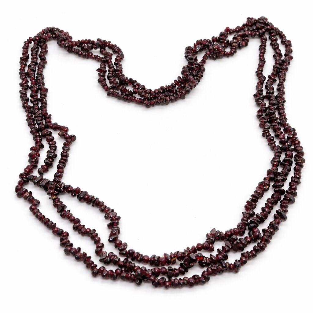 Garnet Nuggets Necklace | Passion & Depth