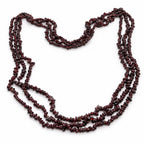 Garnet Nuggets Necklace | Passion & Depth