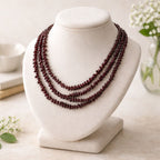 Garnet Nuggets Necklace | Passion & Depth