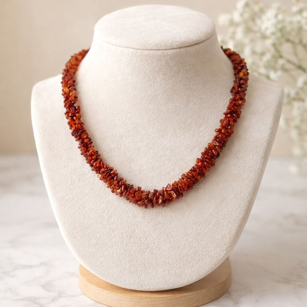 Carnelian Nuggets Necklace | Energy & Confidence