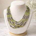 Peridot & Labradorite Necklace | Growth & Magic