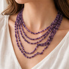 Tanzanite Nuggets Necklace | Intuition & Elegance