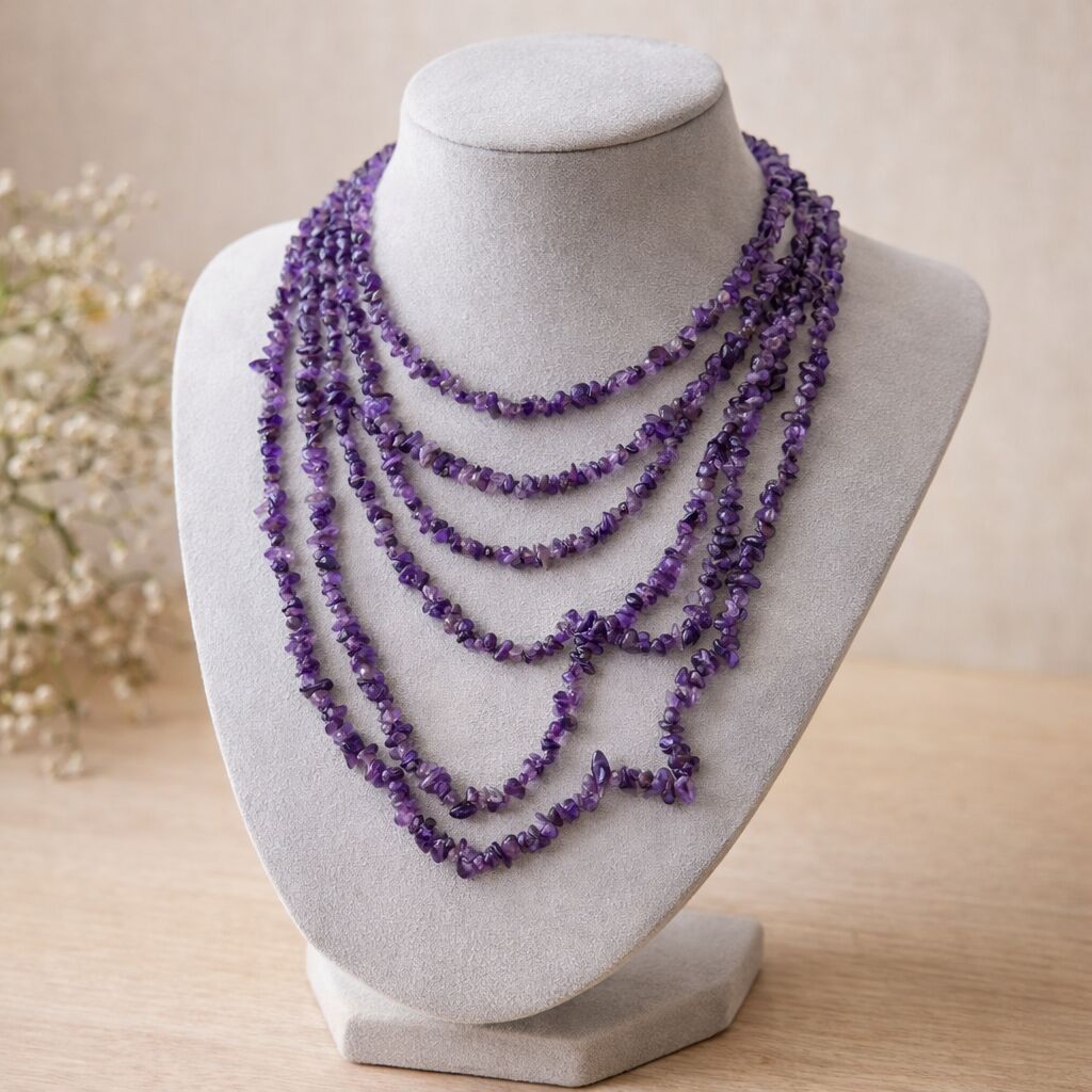 Tanzanite Nuggets Necklace | Intuition & Elegance