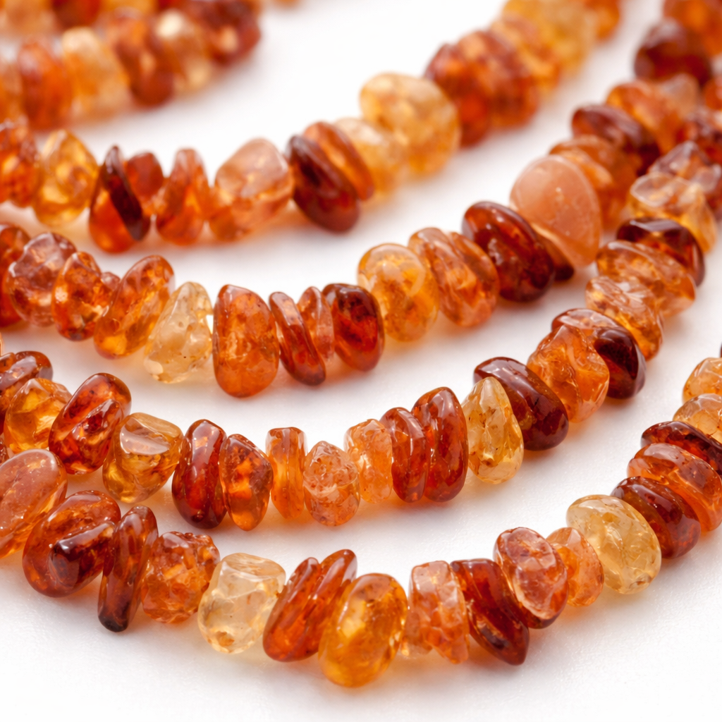 Carnelian Tiny Nuggets Necklace
